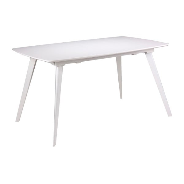 Bela raztegljiva jedilna miza sømcasa Tessa, 140 x 90 cm