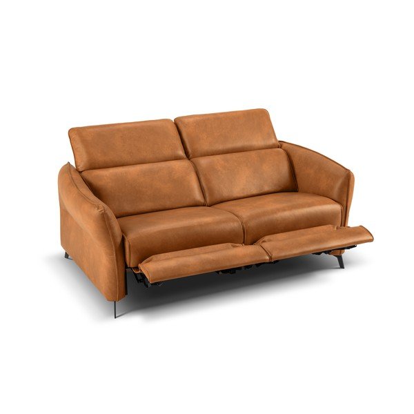 Svetlo rjava usnjena sedežna garnitura 103 cm Hubble – Windsor & Co Sofas-image-3