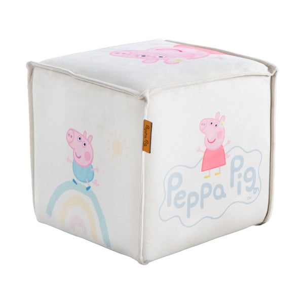 Bel žameten otroški tabure Peppa Pig – Roba