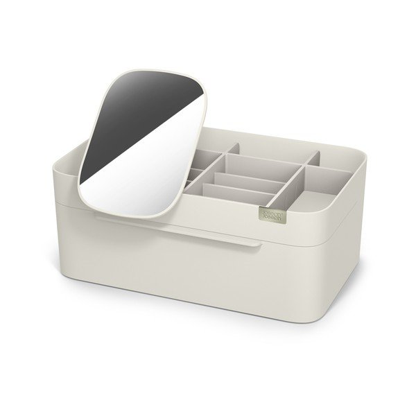 Bež plastičen kopalniški organizator za kozmetiko Viva – Joseph Joseph