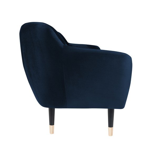 Temno modra zofa s črnimi nogami Mazzini Sofas Benito, 188 cm-image-3