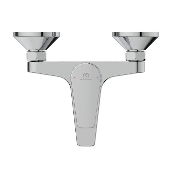 Stenska armatura za kad v sijajno srebrni barvi Cerafine D – Ideal Standard-image-3