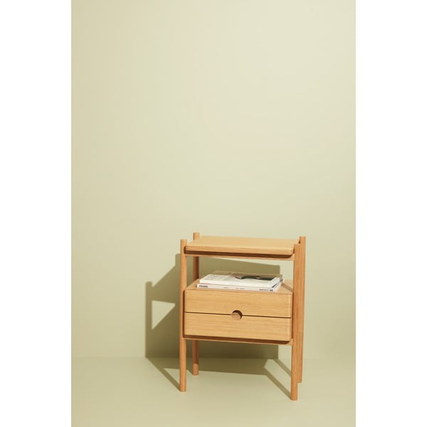 Nočna omarica v hrastovem dekorju Appeal – Hübsch-image-3