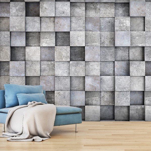 Tapeta Bimago Consrete Cube, 400 x 280 cm-image-1