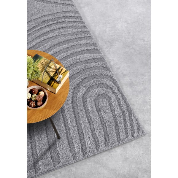 Siva preproga 200x280 cm Pigment Light Grey – Elle Decoration-image-2