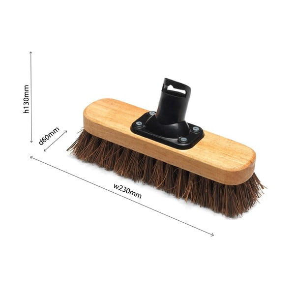 Glava metle z najlonskimi vlakni Addis Varnished, 23 cm-image-1