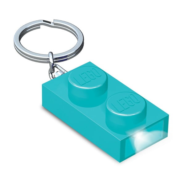 Obesek za ključe LEGO® z modro LED diodo