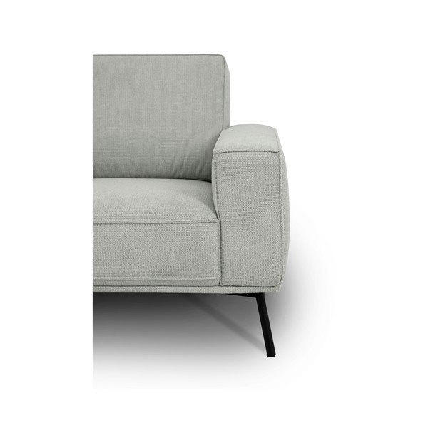 Svetlo siva kotna sedežna garnitura iz šenilje (levi kot/v obliki črke L) Amsterdam – Scandic-image-4