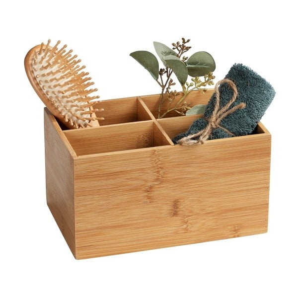 Organizator za kopalnico iz bambusa s 4 predali Wenko Terra-image-1