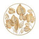 Kovinska stenska dekoracija Jungle - Mauro Ferretti