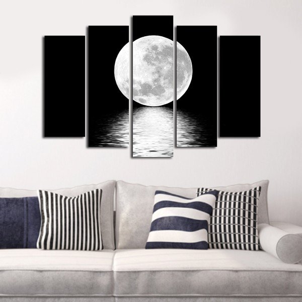 Večdelna slika Bela luna, 105 x 70 cm-image-3