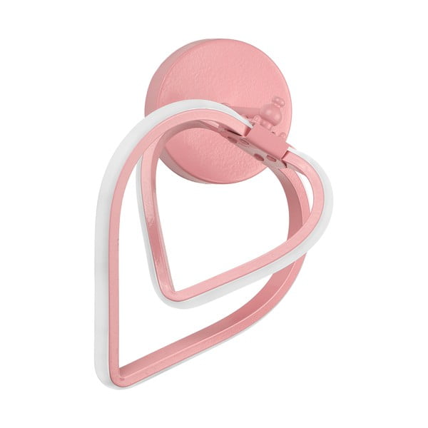 Rožnata kovinska LED stenska svetilka Sevinc – Squid Lighting-image-3