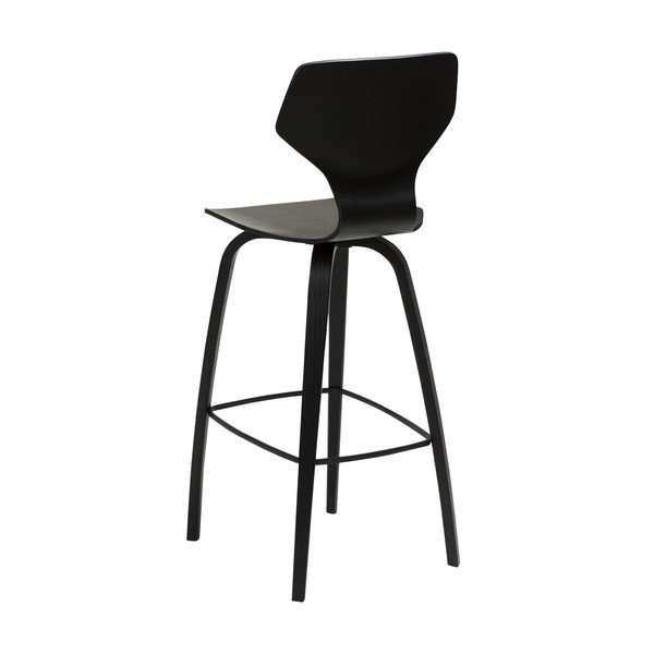 Črn barski stol (višina sedeža 75 cm) S.I.T – DAN-FORM Denmark-image-2