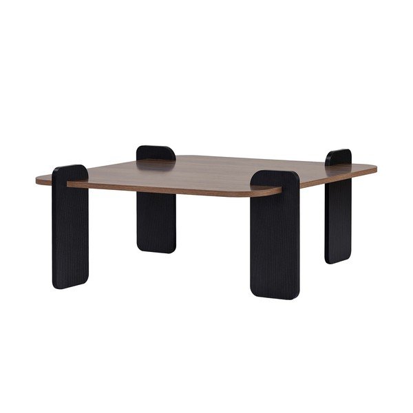 Rjava klubska mizica 90x90 cm Marais – Nordure