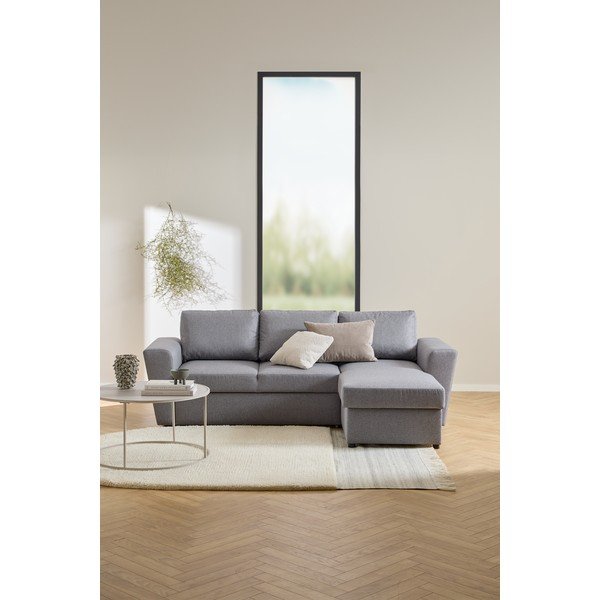 Siva jeklena okrogla klubska mizica ø 80 cm Seaford – Actona-image-3