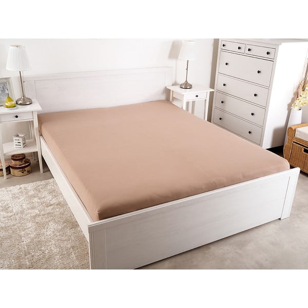 Rjava napenjalna rjuha 160x200 cm – B.E.S.-image-2