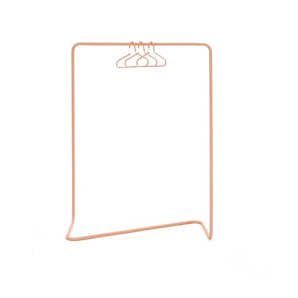 Rožnato-oranžno jekleno stojalo za oblačila 118x160x57 cm Hang-On – Spinder Design-image-3