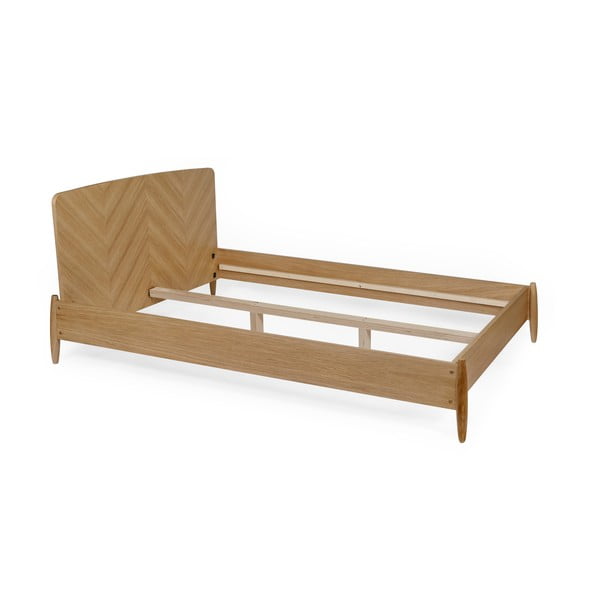 Zakonska postelja Woodman Farsta Herringbone, 140 x 200 cm-image-4