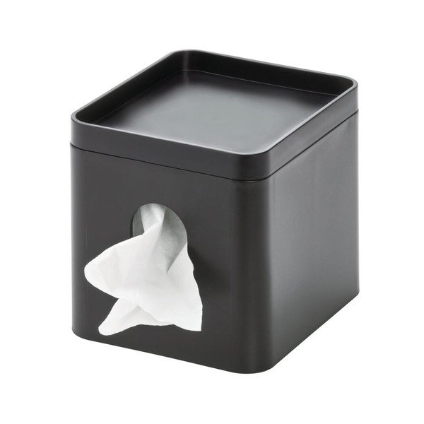 Črna škatla za robčke iDesign Cade-image-2