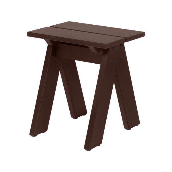 Temno rjav vrtni stol iz masivnega lesa Navo – noo.ma