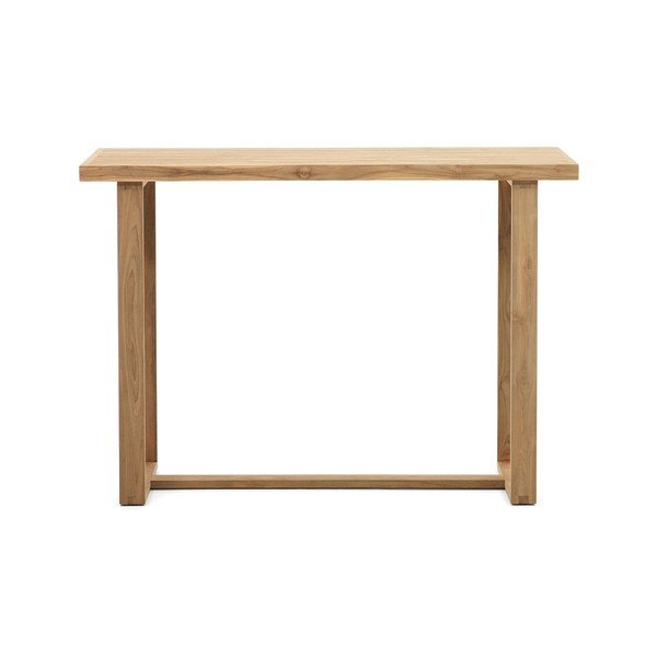 Vrtna barska miza iz masivnega tika 140x70 cm Canadell – Kave Home-image-2