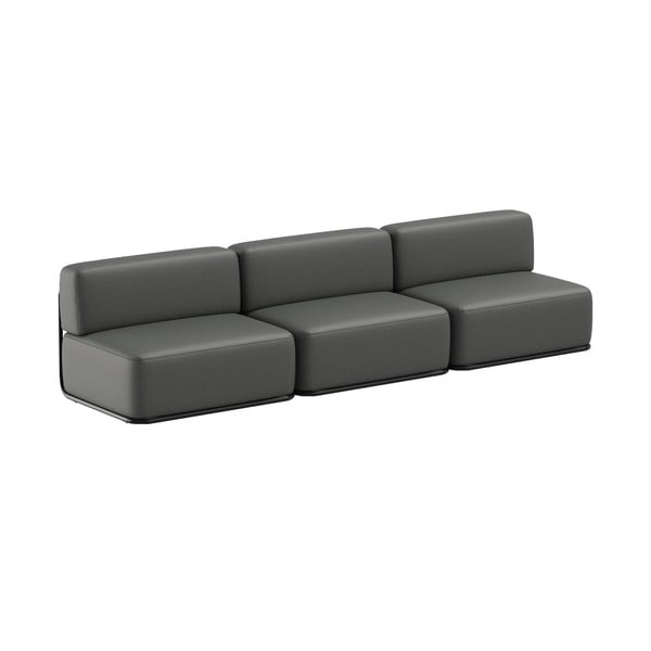 Temno siv vrtni modularni kavč 306 cm Straw – Sit Sit