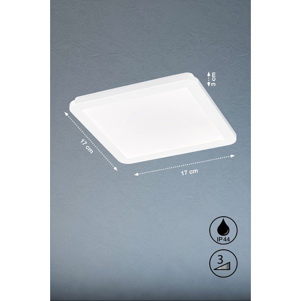 Bela LED stropna svetilka 17x17 cm Gotland – Fischer & Honsel-image-3