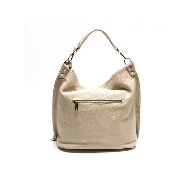 Usnjena torbica Isabella Rhea 1152 Beige-image-1