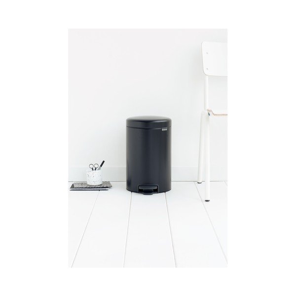 Črni koš za pedala Brabantia Newicon, 12 l-image-2