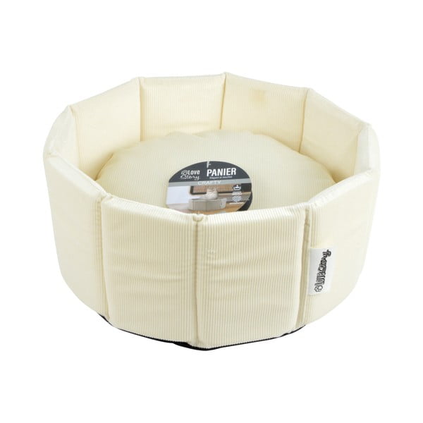 Kremno bela podloga za pse ø 48 cm – Love Story-image-2