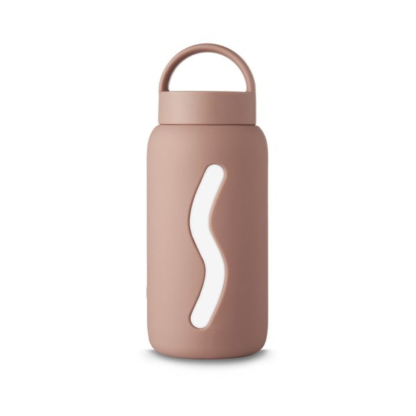 Svetlo rjava steklenica za vodo za na pot 500 ml Desert Rose – Muuki