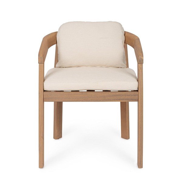 Vrtni stol iz masivnega lesa v naravni barvi Pablo – Bizzotto-image-2