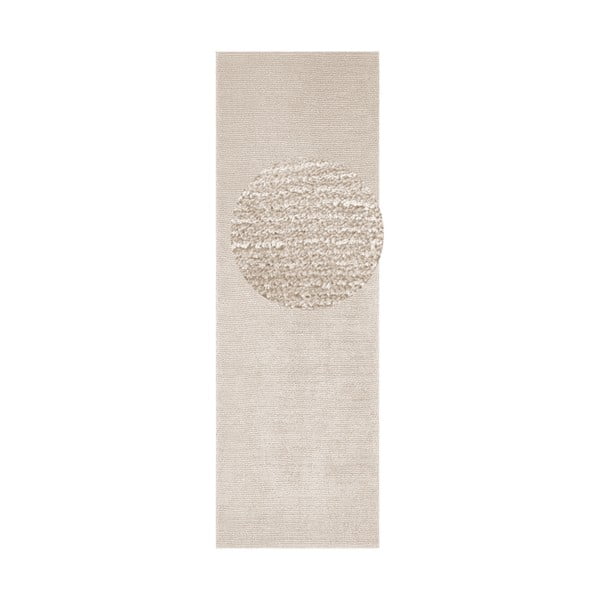 Bež tekač Mint Rugs Supersoft, 80 x 250 cm
