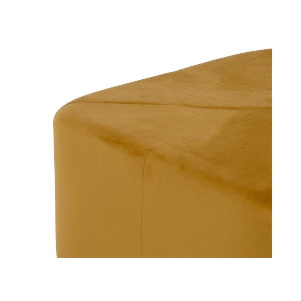 Oker rumen žameten tabure – Ixia-image-3