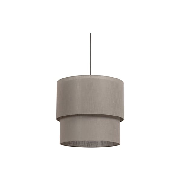 Svetlo rjava viseča svetilka s tekstilnim senčnikom ø 45 cm Kelk – Basiclabel 