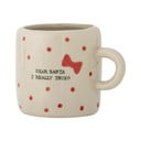 Bež lončena skodelica z božičnim motivom 250 ml Christy – Bloomingville