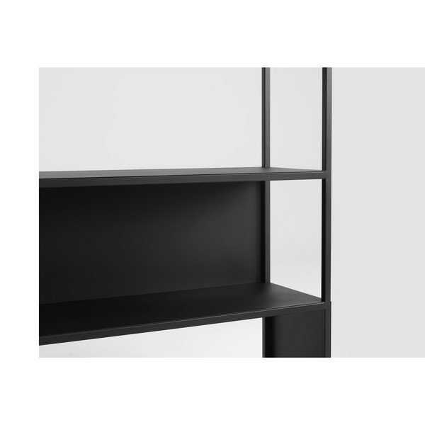 Črn knjižni regal CustomForm Hyller Side-image-3