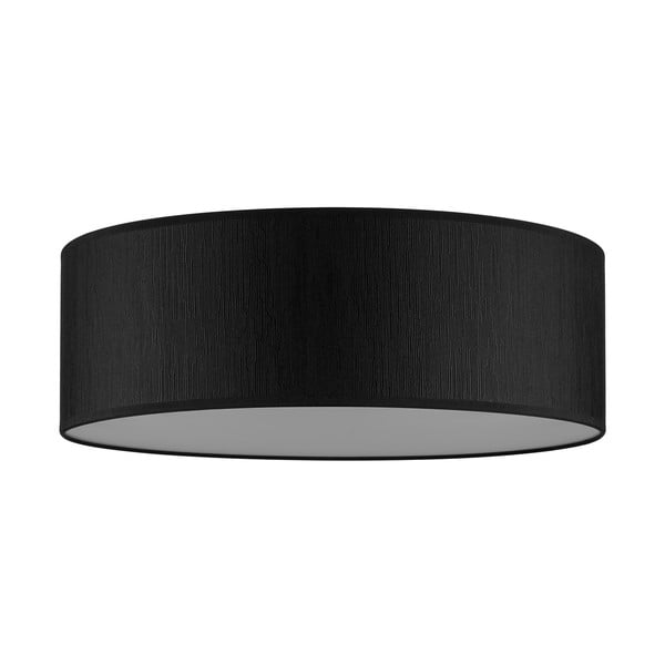 Črna stropna svetilka Sotto Luce Doce XL, ⌀ 45 cm