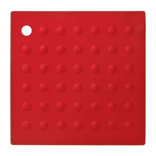 Rdeča silikonska podloga za lonce Premier Housewares Zing 