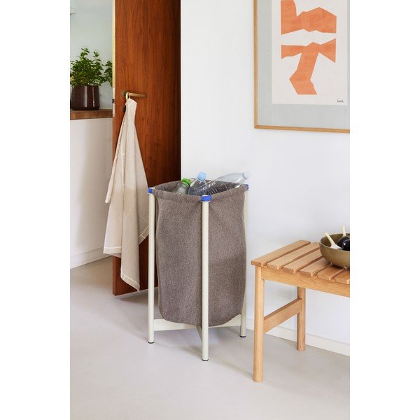 Bež tekstilni koš za perilo Pod – Hübsch-image-2