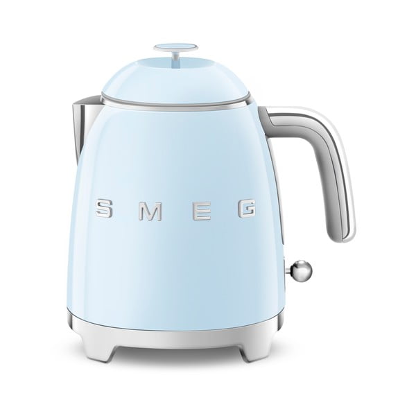 Svetlo moder grelnik vode iz nerjavečega jekla 800 ml Retro Style – SMEG