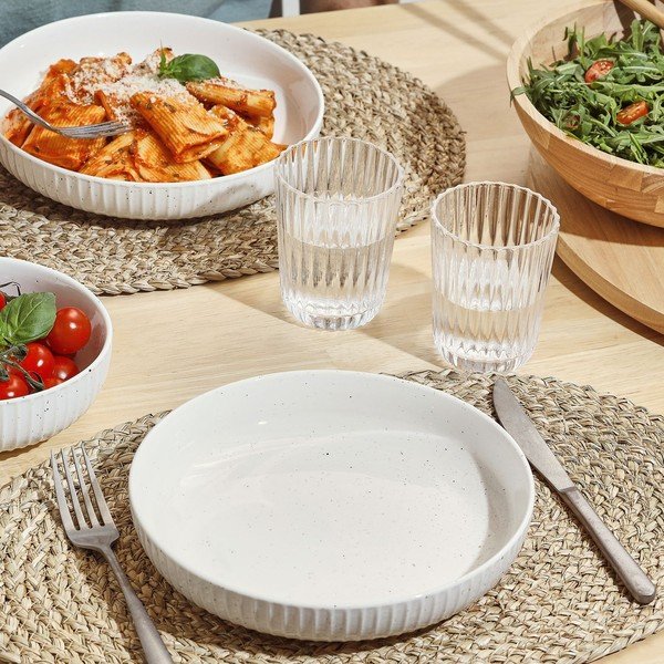 Bel jušni krožnik ø 22 cm Ora Gloss – Salt&Pepper-image-2