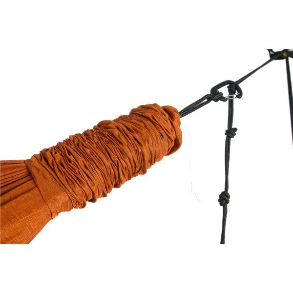 Oranžna viseča mreža Descotis Bella, dolžina 420 cm-image-3