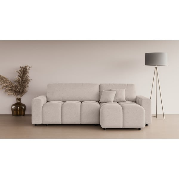 Bež raztegljiva kotna sedežna garnitura (s kotom po izbiri) Luki – Ropez-image-1