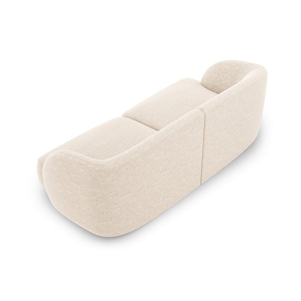 Kremno bel kavč 184 cm Miley - Micadoni Home-image-3