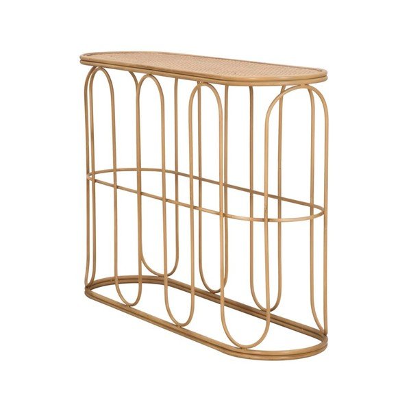 Stranska mizica iz ratana v naravni barvi 32x110 cm Samui – Mauro Ferretti-image-2