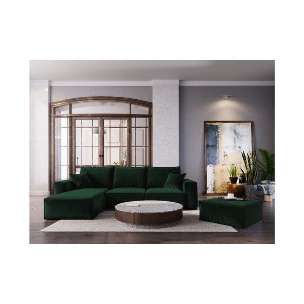Zelen puf Cosmopolitan Design Florida, 65 x 65 cm-image-3