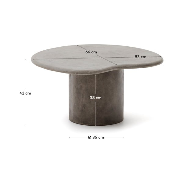 Vrtna mizica 77x83 cm Macarella - Kave Home-image-4