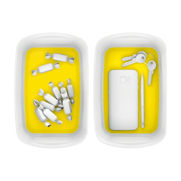 Belo-rumena namizna škatla Leizt MyBox, dolžina 24,5 cm-image-2