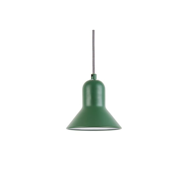 Zelena viseča svetilka Leitmotiv Slender, višina 14,5 cm